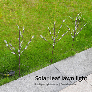 Dây Đèn LED Sân Vườn Chống Nước Ngoài Trời 3 Nhánh Cây Năng Lượng Mặt Trời 60 Đèn LED Trang Trí Đường Phố - Product Image 4