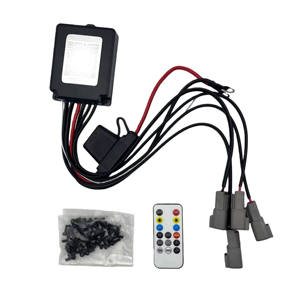 Lampu cincin roda LED, dua sisi 10-20 baris putih murni, sinkronisasi BT Remote Control pencahayaan pelek eksterior mobil 15 "17" 20" - Product Image 5