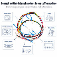 Arnés de cableado personalizado para máquina de café, conjunto de cable de control de energía interno para módulo de sensor de calentamiento