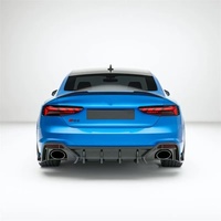 Kit Carrosserie Audi RS5 Style RZ en Fibre de Carbone : Lame Avant, Jupes Latérales, Diffuseur, Spoiler – Amélioration avec Ajustement Parfait (100% Compatible), Fixation par Vis, Garantie 1 An