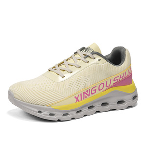 Chaussures de sport respirantes en maille pour l'été, chaussures de course antidérapantes à bout large pour hommes et femmes, vente en gros transfrontalière à bas prix - Product Image 5