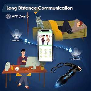 Jolly Space Hot Selling Anal Sexspielzeug G-Punkt Schub Climax Butt Plug APP Control Herren Prostata-Massage gerät für Orgasmus Flirten - Product Image 4