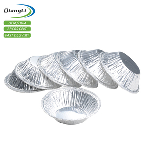Fabrication de contenants en aluminium de 50 ml, gobelets jetables pour tartes aux œufs, moules en aluminium pour tartes aux œufs, pots en aluminium pour la cuisson de tartes - Product Image 1