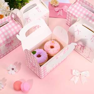 El Popular Producto en Línea Es una Caja <span class=keywords><strong>de</strong></span> Regalo con Diseño <span class=keywords><strong>de</strong></span> Lazo <span class=keywords><strong>Rosa</strong></span> para Dulces y Pasteles, Apta para Niñas - Product Image 2