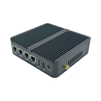 Eglobal Puissant Mini PC 12ème Gen Fanless 4 LAN Industrial BOX Computer avec jusqu'à 16GB RAM J6426 CPU Mini Embedded Computer
