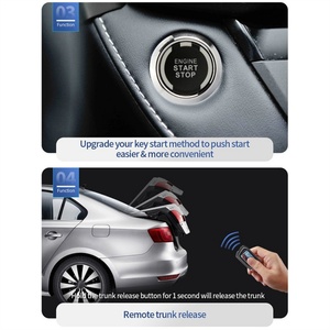 EASYGUARD EC207-M9 Alarma de Coche Bidireccional con Pantalla LCD, Arranque Remoto, Botón de Encendido, Sensor de Impacto y Detección por Microondas - Product Image 5