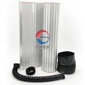 Cnc machine flexible roller cover flat aluminum apron cover
