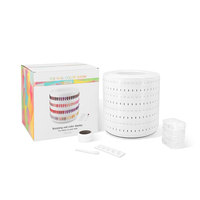 360 °   Présentoir rotatif pour vernis à ongles, 200 couleurs, support de nuancier pour capsules d'ongles, présentoir en acrylique transparent pour vernis à ongles pour salon
