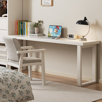 Table d'appoint murale en bois massif durable pour PC – Table d'ordinateur/étude multi-usage étroite ou large pour chambre/salon