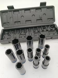 Tùy Chỉnh 11Pcs 1/2 Inch Ổ Đĩa Vuông Sâu Tác Động Ổ Cắm Bộ 6-Điểm 78Mm CR-MO Thép Cờ Lê Tự Động <span class=keywords><strong>OEM</strong></span> Dụng Cụ Tay Cho Xe Hex - Product Image 3