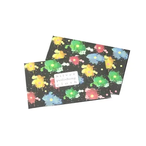 Hot Sale On INS High Quality Flower Envelope Rub Silver Cloth with logo
