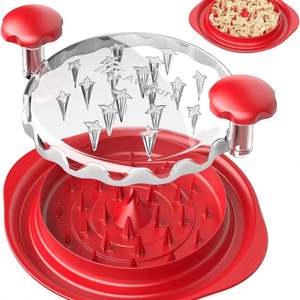 Machine à déchiqueter la viande BBQ en plastique écologique et durable pour la cuisine domestique – Déchiqueteur de viande type griffes d'ours pour porc, bœuf, poulet - Product Image 6