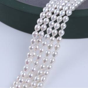 ไข่มุกธรรมชาติจูจี้ 5-6 มม. รูปทรงหยดน้ำแบบเอดิสัน งานกึ่งสำเร็จรูป ทำมือ สำหรับทำเครื่องประดับ DIY ไข่มุกเม็ดเดี่ยว - Product Image 2