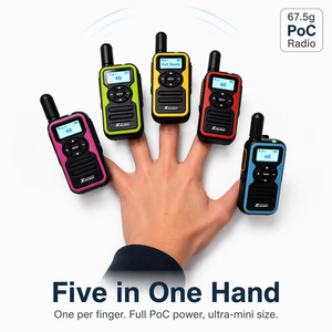 XUNLIBAO PoC Radio <strong>Mini</strong> Pocket Ex-Factory Supply OEM ODM Custom Logo 67.5g USB Type-C Removable Battery D8 4G LTE Walkie Talkie - Product Image 6