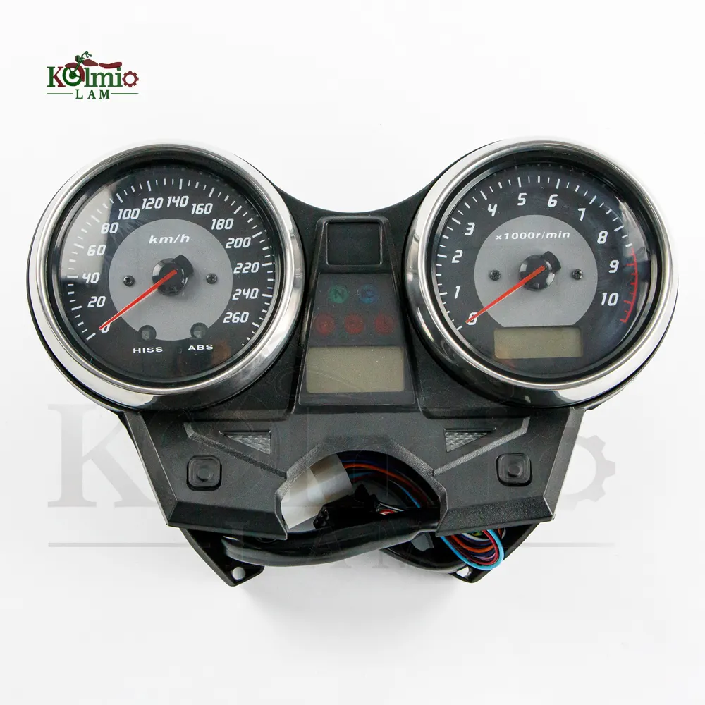 KOLMIO-LAM دراجة نارية مقياس سرعة الدوران عداد المسافات أداة Speedmeter مقياس العنقودية متر لهوندا CB1300 CB 1300 2009-2013 ABS/لا