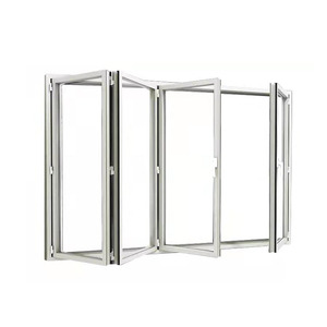 Cadre en aluminium grille portes pliantes <span class=keywords><strong>fenetre</strong></span> design bi-fold vitrine fenêtres et portes en aluminium - Product Image 6