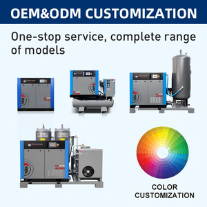 Compressore d'aria industriale fisso a velocità variabile (VSD) da 37kW, 55kW, 75kW, 90kW, 8bar, 10bar, 13bar, 50hp, 75hp, 100hp - Product Image 2