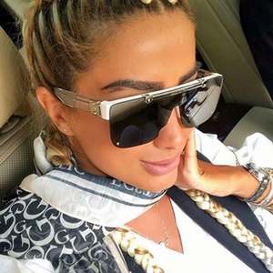 Gafas de Sol Cuadradas Extra Grandes de Lujo para Hombre y Mujer, Novedad 2020, Protección UV400, Lentes de una Pieza Abatibles - Product Image 3