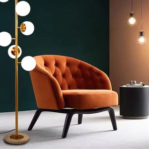 Moontree Modern Uniek Ontwerp Roestvrijstalen Woonkamer Meubilair Enkele Bank En Fauteuil - Product Image 4