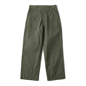 <span class=keywords><strong>Pantaloni</strong></span> da <span class=keywords><strong>Uomo</strong></span> Personalizzati Primaverili a Gamba Dritta Verde Oliva Vintage di Alta Qualità, <span class=keywords><strong>Pantaloni</strong></span> Utility in Tessuto Twill, <span class=keywords><strong>Pantaloni</strong></span> Fatigue Herringbone - Product Image 1