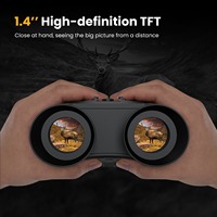 Gafas de Visión Nocturna Digitales V6PRO HD 8X 4K, Montadas en la Cabeza, Infrarrojas, Alcance de Visión de 300 m, Video y Foto para Caza, Camping y Actividades al Aire Libre