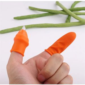Protecteur de doigt en silicone avec lame en acier inoxydable pour la découpe des légumes, outil de <span class=keywords><strong>cuisine</strong></span>, couteau pour le <span class=keywords><strong>pouce</strong></span> - Product Image 3