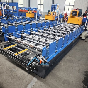 Cameroun populaire bonne qualité 800 <span class=keywords><strong>Brike</strong></span> tuile toit feuille rouleau formant la machine - Product Image 6
