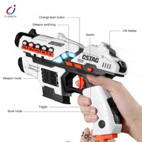 En gros, Pistolet de Laser Tag Électrique à Piles en Plastique, Modèle de Pistolet de Combat, pour Jeu de Tir avec Gilet Cible Portable