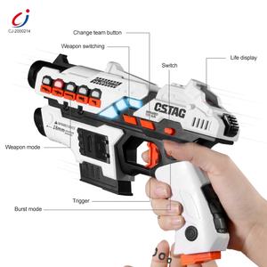 Gioco di Combattimento con Giubbotto Bersaglio Indossabile, Modello di Pistola in Plastica, Pistola Elettrica a Batteria, Giocattolo da Battaglia, Pistola Laser Tag - Product Image 5