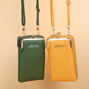 Sacs à main pour femmes, <span class=keywords><strong>sac</strong></span> à bandoulière en cuir PU pour femmes, pochette à fermeture éclair, <span class=keywords><strong>sac</strong></span> à téléphone pour les voyages d'affaires, <span class=keywords><strong>sac</strong></span> pour téléphone portable - Product Image 1