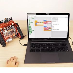 Kit de <span class=keywords><strong>robot</strong></span> de codage DIY WeeBot <span class=keywords><strong>Evolution</strong></span> ESP32 6 en 1, voiture robotique télécommandée pour projets STEM, jouet pour enfants et étudiants - Product Image 5