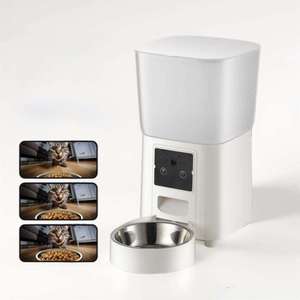 스마트 내구성 플라스틱 자동 고양이 및 개 급식기 WiFi 제어 5L 대용량 방습 디자인 원격 급식 앱 - Product Image 4