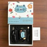Traceur GPS Extérieur Étanche pour Animaux de Compagnie - Mini Dispositif Léger avec Clôture Électronique et Positionnement WiFi Anti-Perte Toutes Saisons