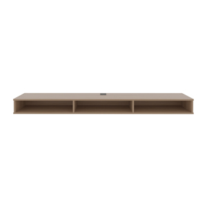 Luft 71 Wide 3 <b>Shelf</b> Floating Tv Stand Wall Mounted <b>Media</b> Console With Cable Management For Living Room - Product Image 5