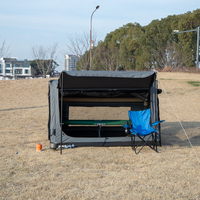 Tente imperméable 3000 mm+ en tissu Oxford à gonflage rapide, légère, monocouche, quatre saisons, portable, pour le camping, la pêche et les activités de plein air