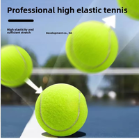 Balles de tennis ITF en caoutchouc haute élasticité et durables, fabriquées en Chine par Apepulse, rebond de 130-138 cm, logo personnalisé, entraînement