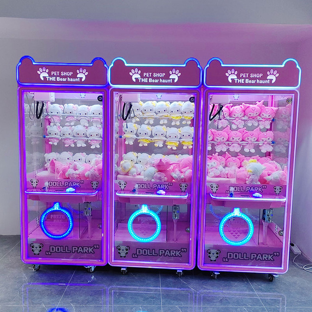 [2026 New] Arcade Claw Machine with Smart Adjust Claw Strength for Kids Entertainment Zones - High Payout Stable Profit Config