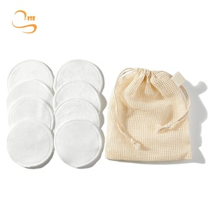 Coussinets de nettoyage du <span class=keywords><strong>visage</strong></span> en velours de bambou, ensemble <span class=keywords><strong>lavable</strong></span>, lingettes démaquillantes, rondes souples, 3.15 ", 2 pièces - Product Image 3