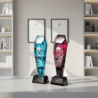 Trophées et plaques de médailles colorées avec logo personnalisable, design créatif pour les récompenses promotionnelles des étudiants, des entreprises et des entreprises commerciales