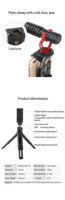 Bexin MS06+PH06 Trépied à selfie flexible et portable à succès avec une sphère rotative à 360 degrés pour téléphone, appareil photo, iPad