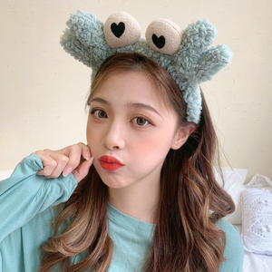 हॉट बिक्री कोरियन मेकअप हेडबैंड प्यारे कानों का चेहरा वाशिंग हेयर बैंड स्पा हेडबैंड - Product Image 5
