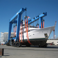 Lève-bateau marin portable de 25 tonnes pour le lancement de bateaux en marina