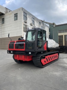 Camions à benne basculante sur chenilles peuvent être personnalisés avec un châssis à chenilles en caoutchouc, offrant une puissance élevée et une stabilité tout-terrain. - Product Image 1