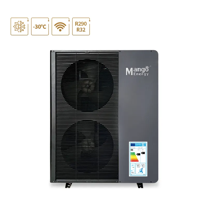 Split Air source heat pump full dc r32 30kw Split heat pump air to water for house heating cooling hot water