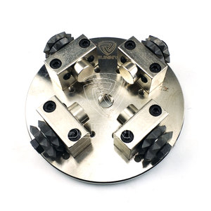 Plaque de martelage à 4 têtes de 150 mm pour meuleuse d'angle, texturage de surface béton et granit, taille de tête personnalisable, directement de l'usine OEM - Product Image 1