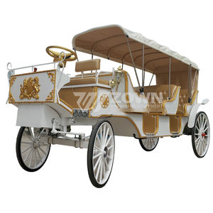 Calèche <span class=keywords><strong>de</strong></span> <span class=keywords><strong>luxe</strong></span> <span class=keywords><strong>de</strong></span> style européen Victoria <span class=keywords><strong>pour</strong></span> mariages et visites, idéale <span class=keywords><strong>pour</strong></span> parcs à thème, hôtels, centres <span class=keywords><strong>de</strong></span> villégiature, <span class=keywords><strong>location</strong></span>, usine OEM - Product Image 3