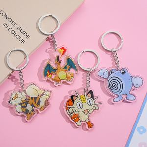 Llavero Acrílico Colgante <span class=keywords><strong>de</strong></span> Dibujos Animados, <span class=keywords><strong>Pikachu</strong></span>, Pato, Yib, <span class=keywords><strong>Anime</strong></span>, Periféricos, Llavero <span class=keywords><strong>de</strong></span> Plástico con Foto Digital, Aleación - Product Image 4