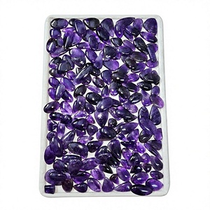 Ametyste naturelle cabochon, formes variées, pierres précieuses en vrac, violettes, polies, calibrées, haute qualité, RUHAN GEMS, pour la fabrication de bijoux et bagues - Product Image 3