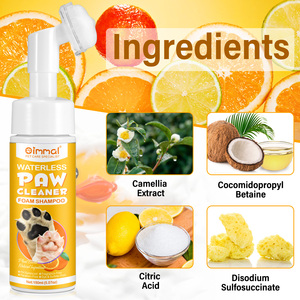 Oimmal Mousse Detergente per Zampe di Animali Domestici, Senza Risciacquo, Schiuma Antibatterica per <span class=keywords><strong>la</strong></span> Pulizia delle Zampe dei Cani - Product Image 5