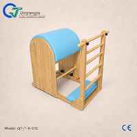 Baril d'arc en bois pour Pilates, machine à baril pour la flexibilité du dos, l'étirement de la colonne vertébrale et le renforcement du tronc, équipement pour la maison et le studio